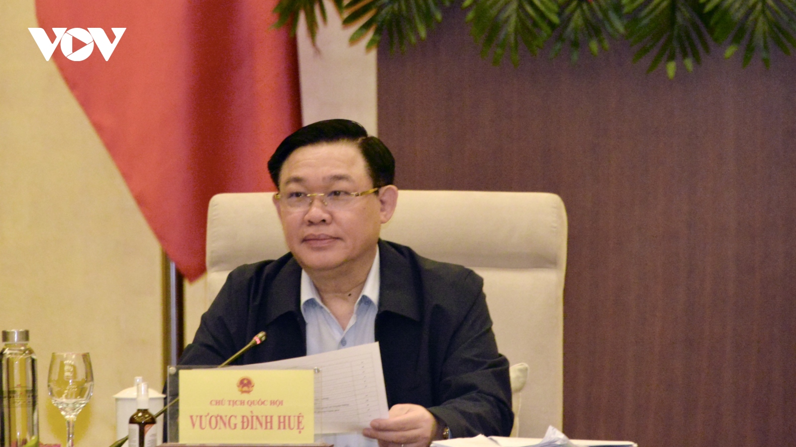 Chủ tịch Quốc hội chủ trì cuộc họp chuẩn bị các nội dung cho kỳ họp bất thường