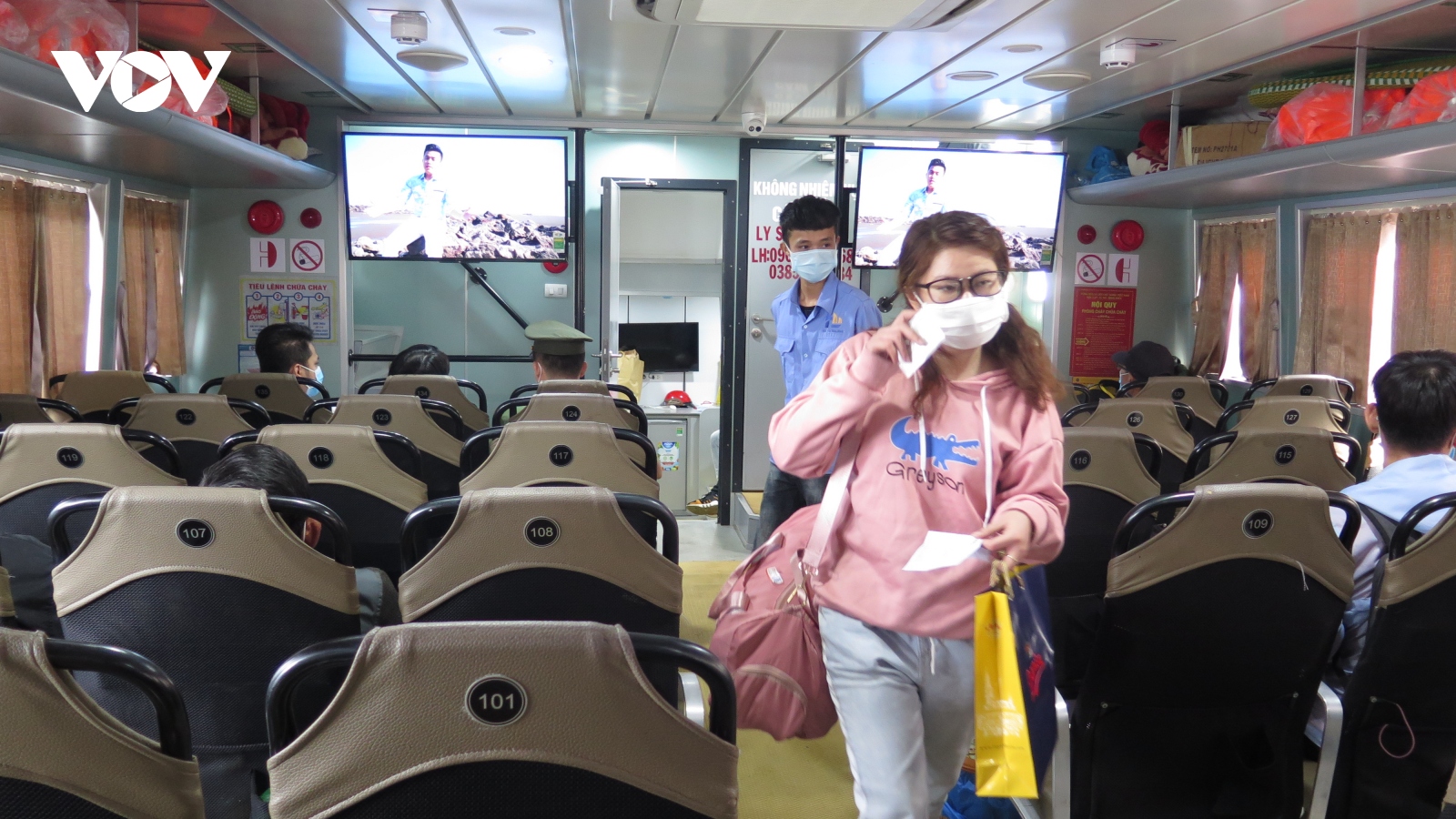 Lý Sơn kiểm soát chặt người về từ vùng có dịch