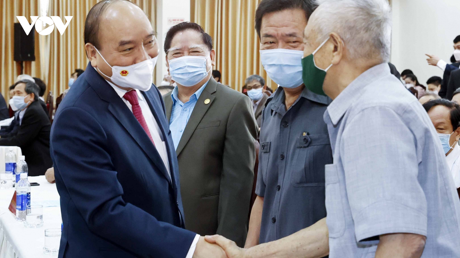 Chủ tịch nước gặp mặt cán bộ hưu trí nguyên là lãnh đạo cao cấp khu vực miền Trung