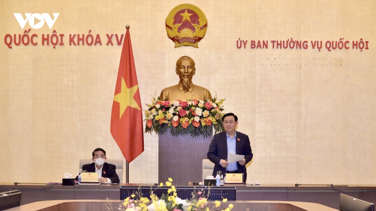 Chủ tịch Quốc hội Vương Đình Huệ chủ trì cuộc làm việc với lãnh đạo Tỉnh ủy tỉnh Bến Tre