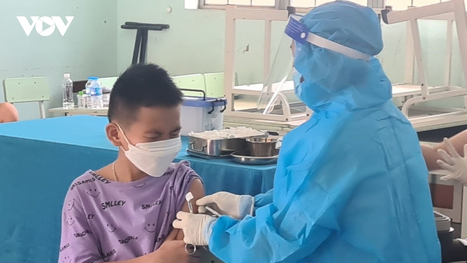 Gia Lai bắt đầu tiêm vaccine COVID-19 đợt 1 cho 39.400 trẻ em 5 đến dưới 12 tuổi