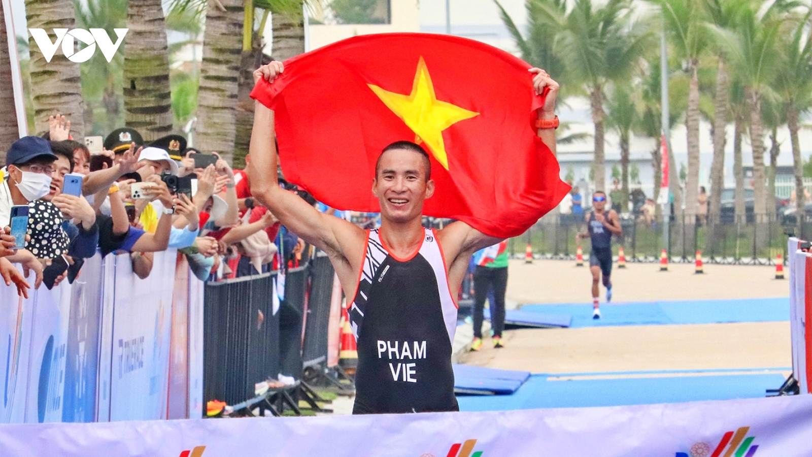 SEA Games 31: Phạm Tiến Sản giành HCV lịch sử cho Duathlon Việt Nam