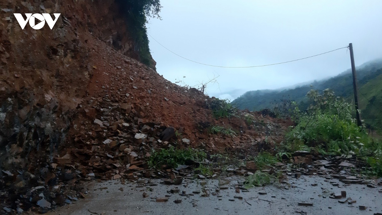 Hiểm họa từ mưa lớn trên diện rộng ở các tuyến giao thông Lai Châu