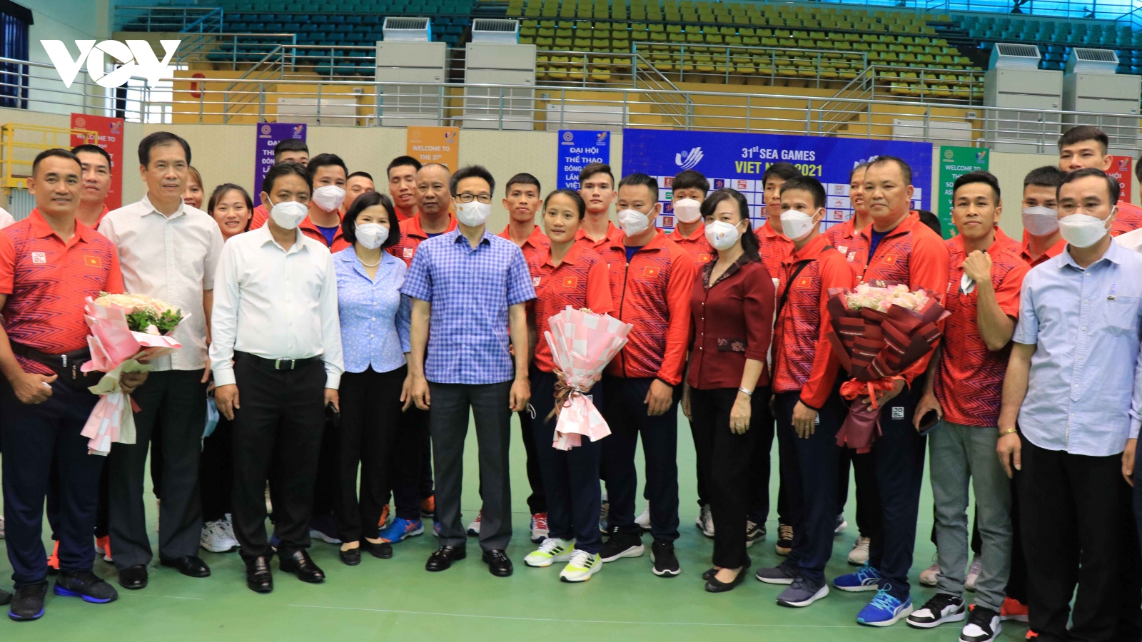 Phó Thủ tướng Vũ Đức Đam kiểm tra công tác chuẩn bị SEA Games 31 tại Bắc Ninh