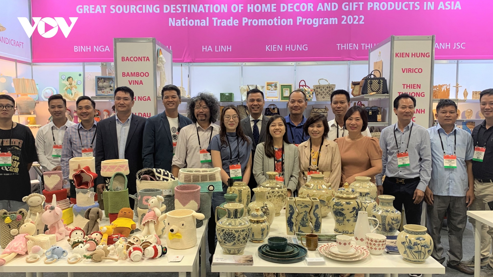 Hàng thủ công mỹ nghệ Việt Nam được bày bán tại Hội chợ triển lãm ở New York, Mỹ