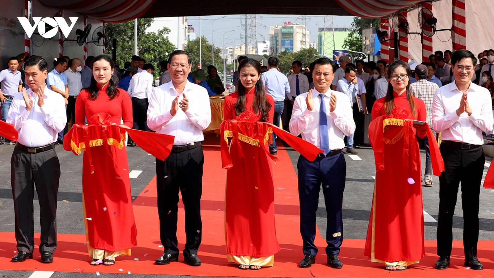 TP.HCM thông xe nhánh 2 cầu Bưng