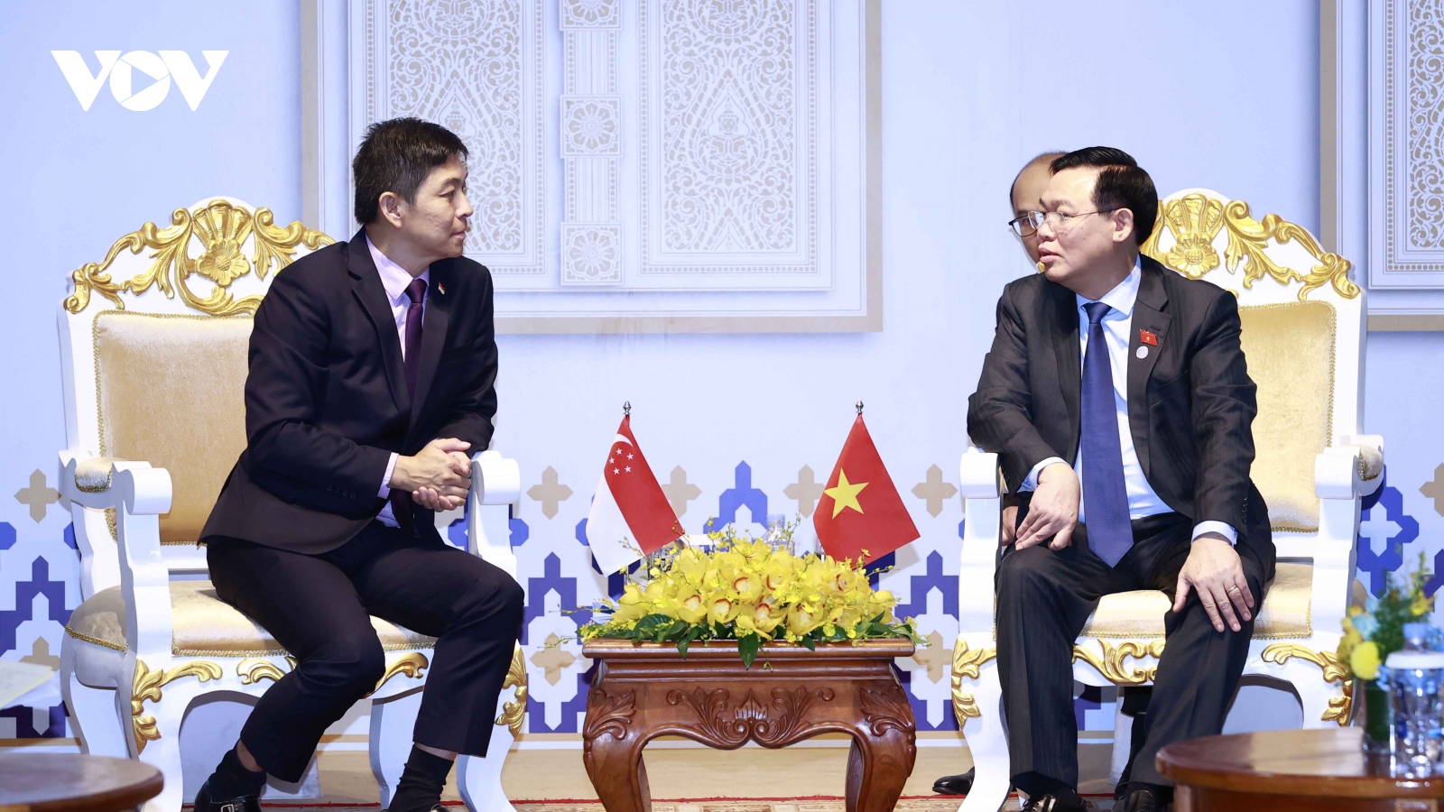 Chủ tịch Quốc hội Vương Đình Huệ gặp lãnh đạo Quốc hội/Nghị viện các nước