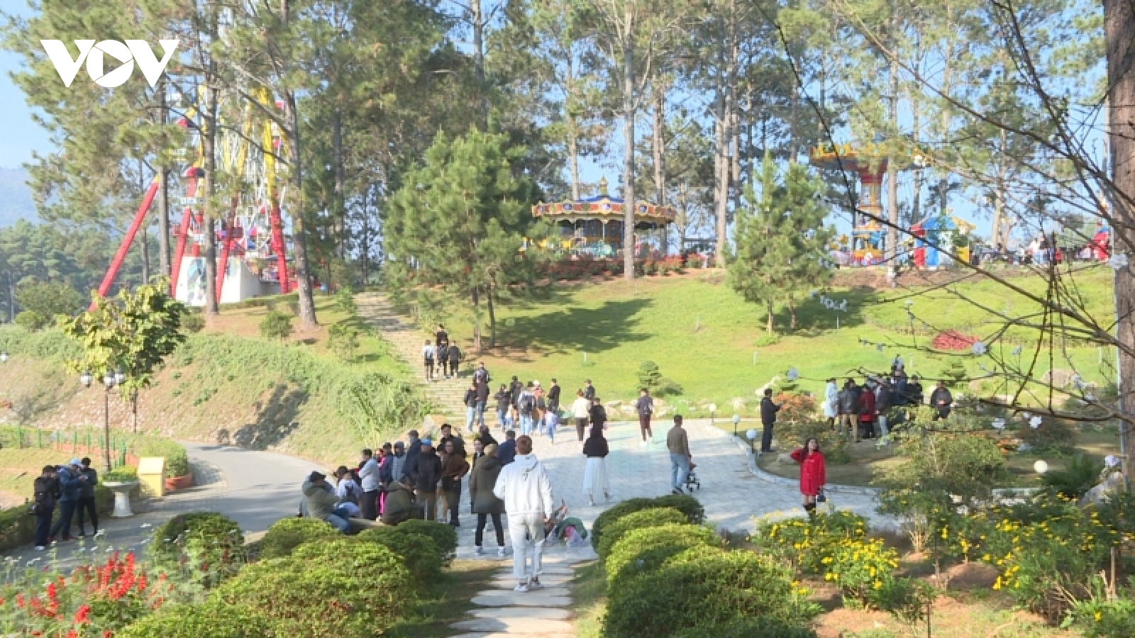 Mộc Châu đón hàng vạn lượt khách du xuân dịp Tết Nguyên đán 2023