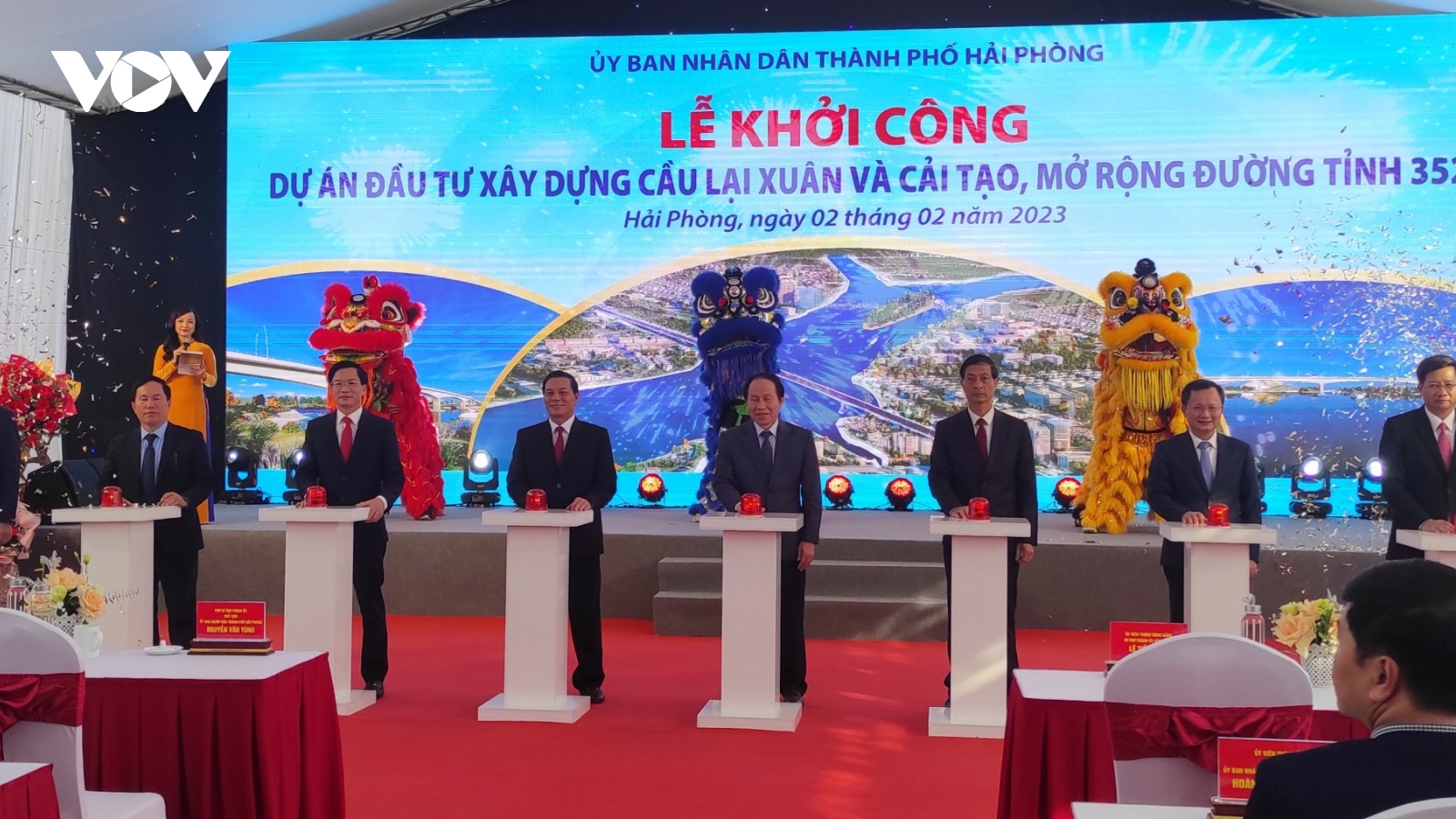 Khởi công cầu Lại Xuân nối Thủy Nguyên (Hải Phòng) với Đông Triều (Quảng Ninh)