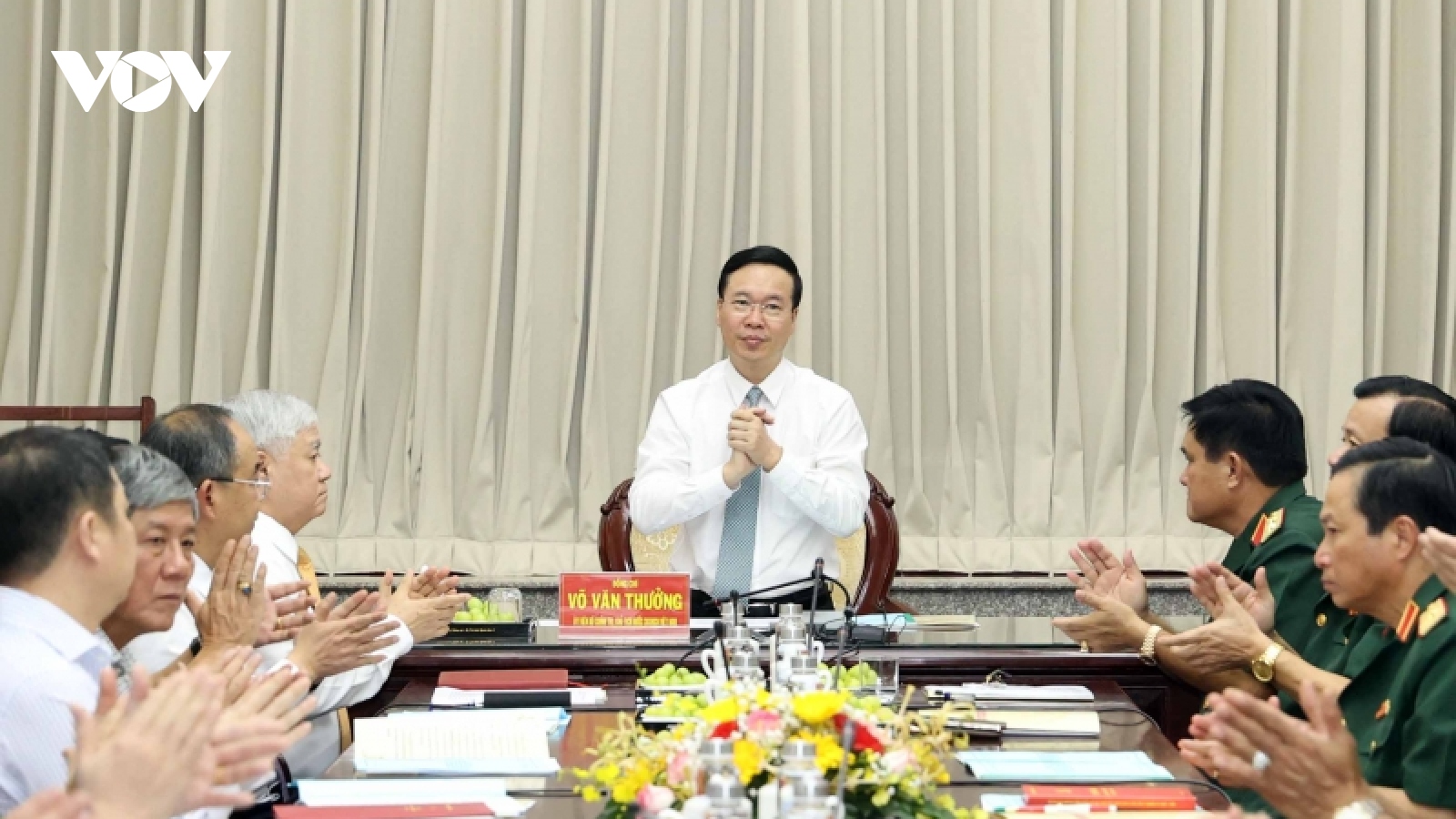 Chủ tịch nước yêu cầu nâng cao sức mạnh tổng hợp của lực lượng vũ trang Quân khu 9