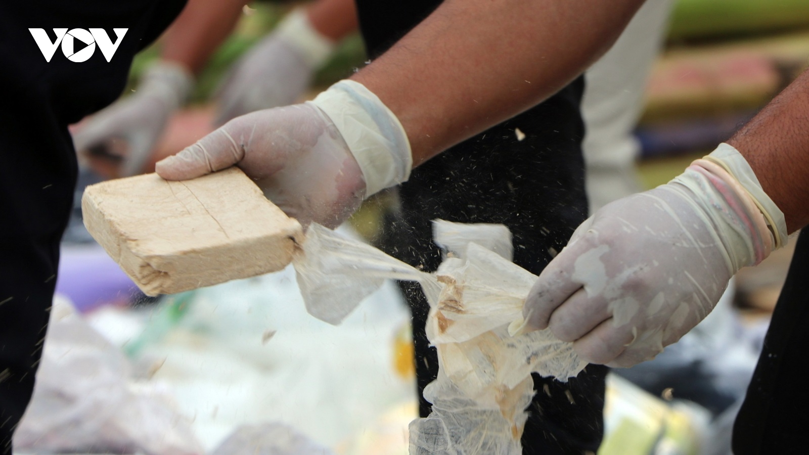 Campuchia tiến hành tiêu hủy lượng ma túy khổng lồ