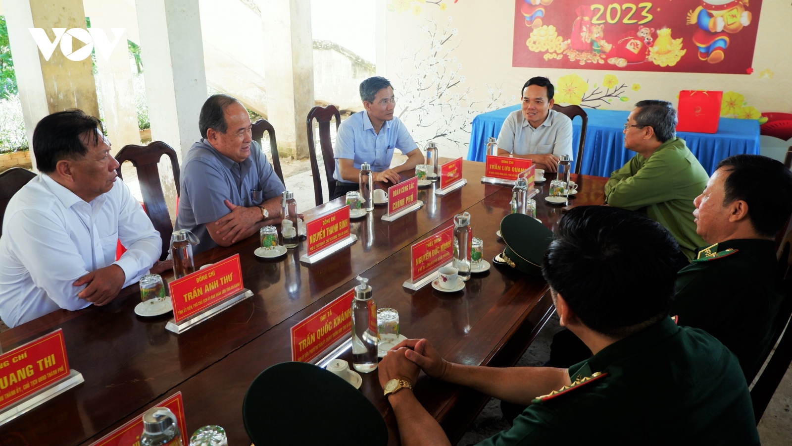 Phó Thủ tướng Trần Lưu Quang thăm, làm việc tại Vĩnh Long và An Giang