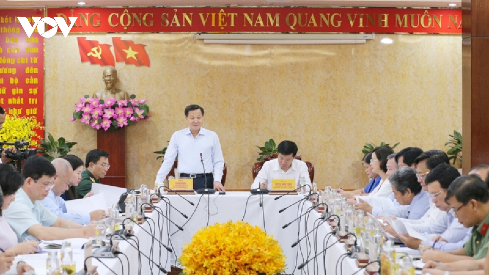 Phó Thủ tướng Lê Minh Khái làm việc với tỉnh Bình Phước