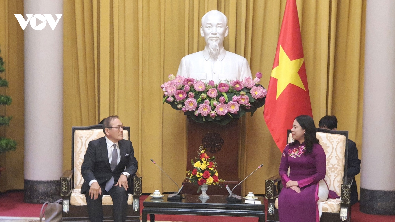 Phó Chủ tịch nước tiếp Chủ tịch, Tổng Biên tập Hãng thông tấn Kyodo