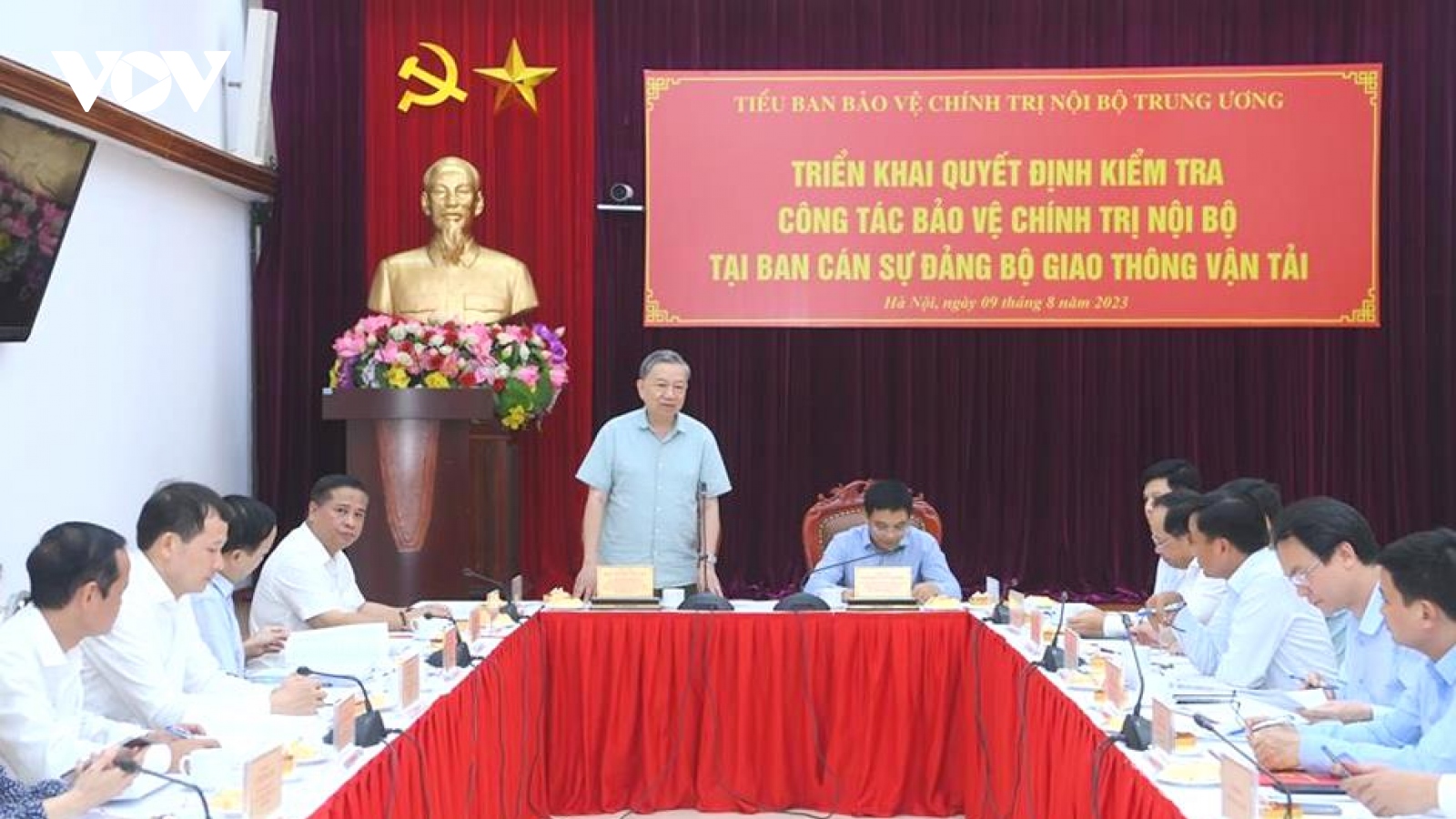 Kiểm tra công tác bảo vệ chính trị nội bộ tại Bộ Giao thông - Vận tải