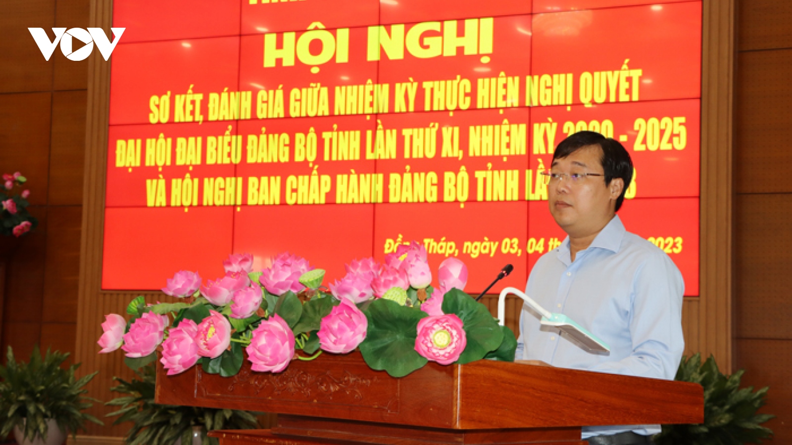 Đồng Tháp đánh giá nửa nhiệm kỳ thực hiện Nghị quyết Đại hội Đảng bộ tỉnh