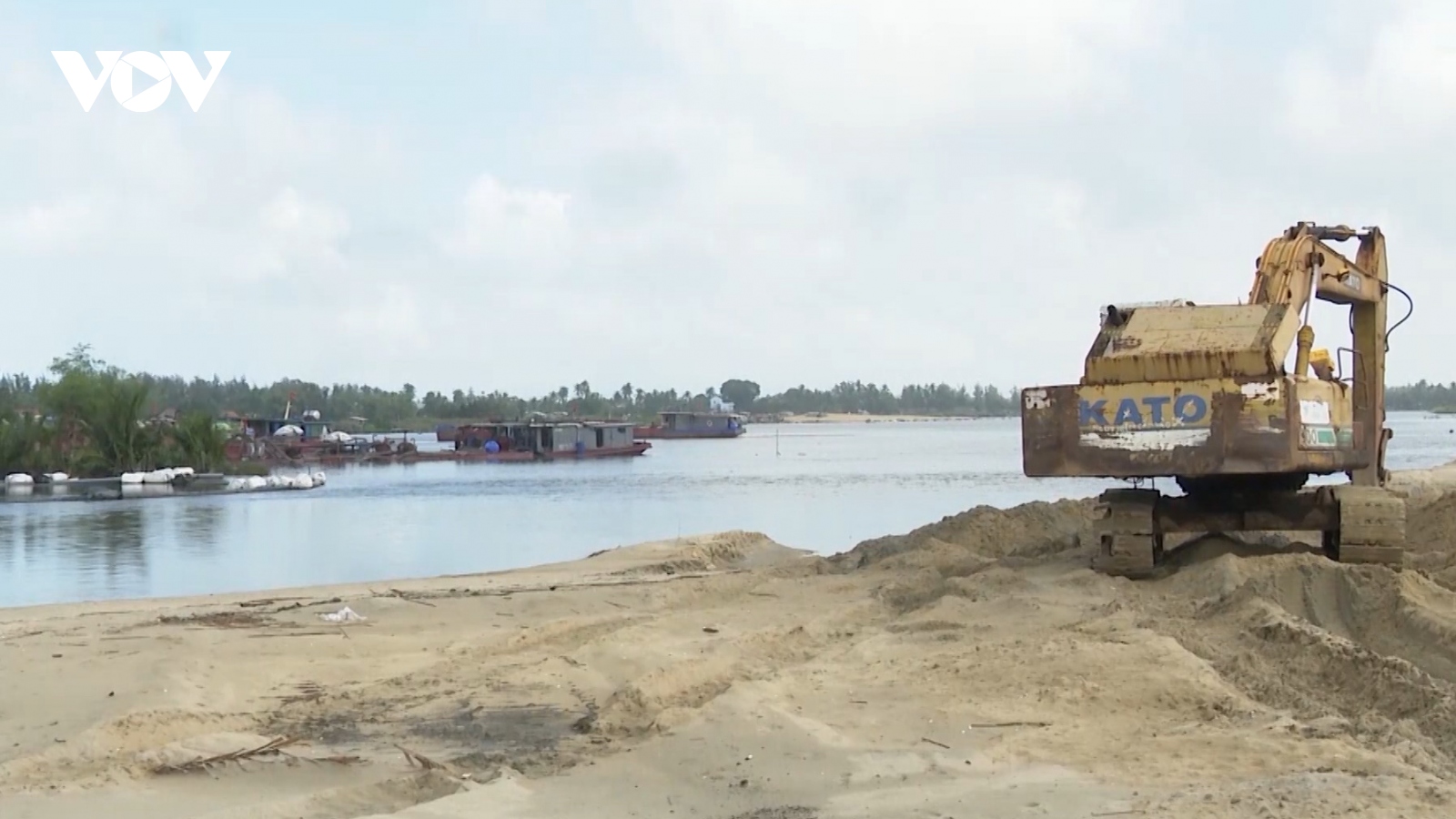 Vướng giải phóng mặt bằng: Dự án nạo vét sông Cổ Cò chậm tiến độ