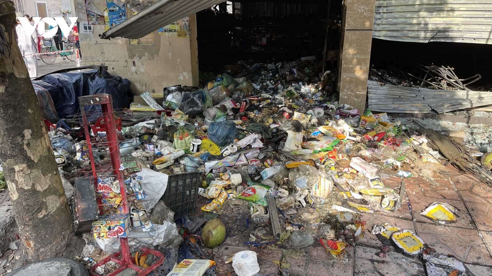 Cháy chợ tại Hạ Long, Quảng Ninh