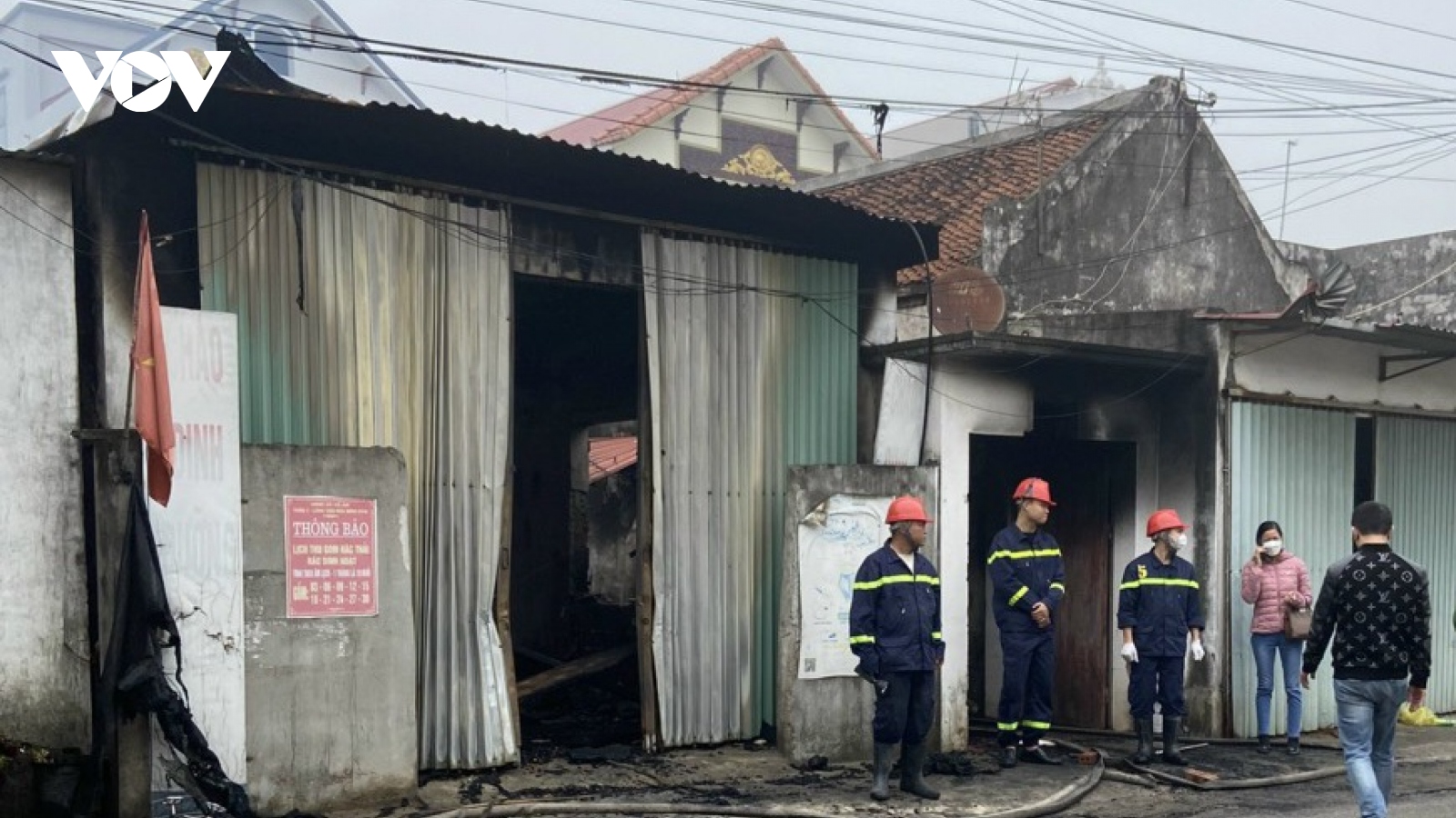 Cháy trong đêm, 3 mẹ con tử vong tại nhà trọ ở Hải Phòng