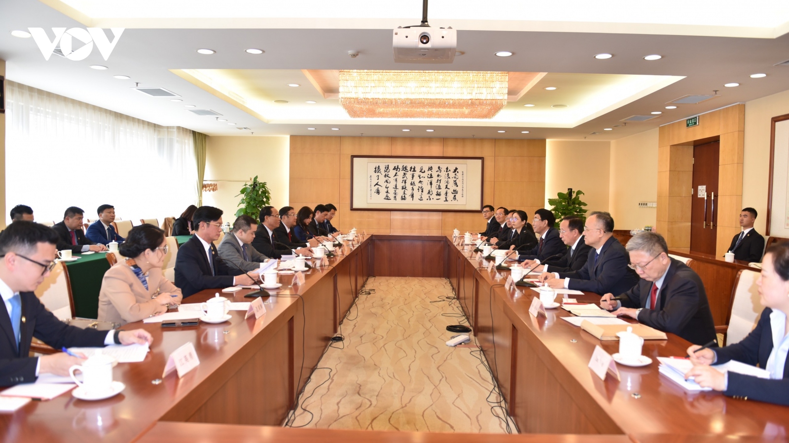 Phó Chủ tịch Quốc hội làm việc với Nhóm Nghị sĩ hữu nghị Trung Quốc-Việt Nam