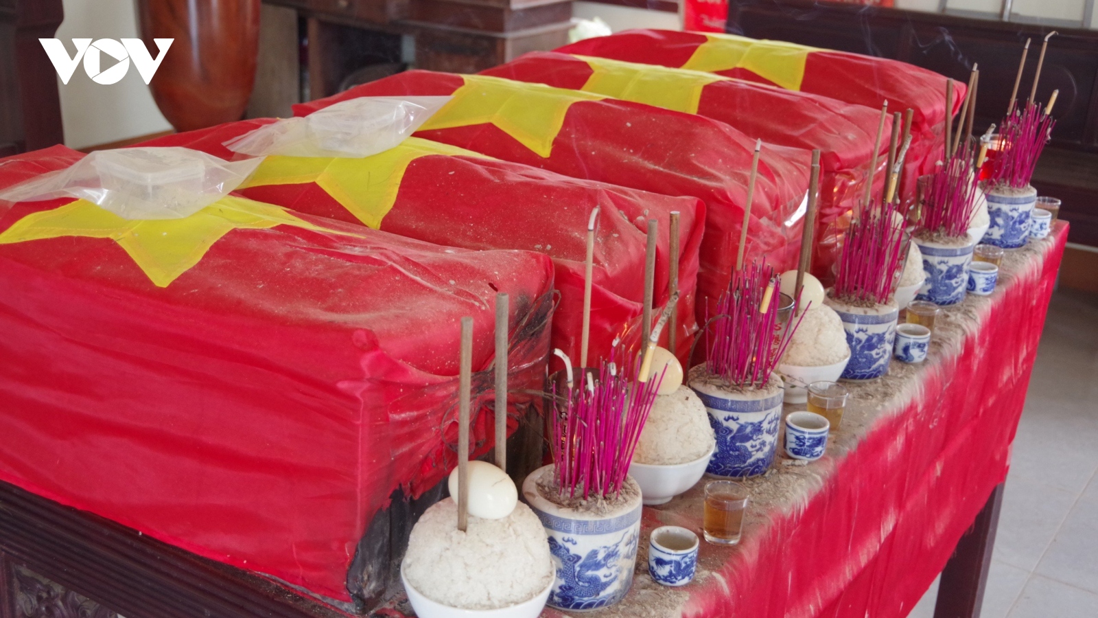 Quảng Trị quy tập 5 hài cốt liệt sĩ ở làng Câu Nhi