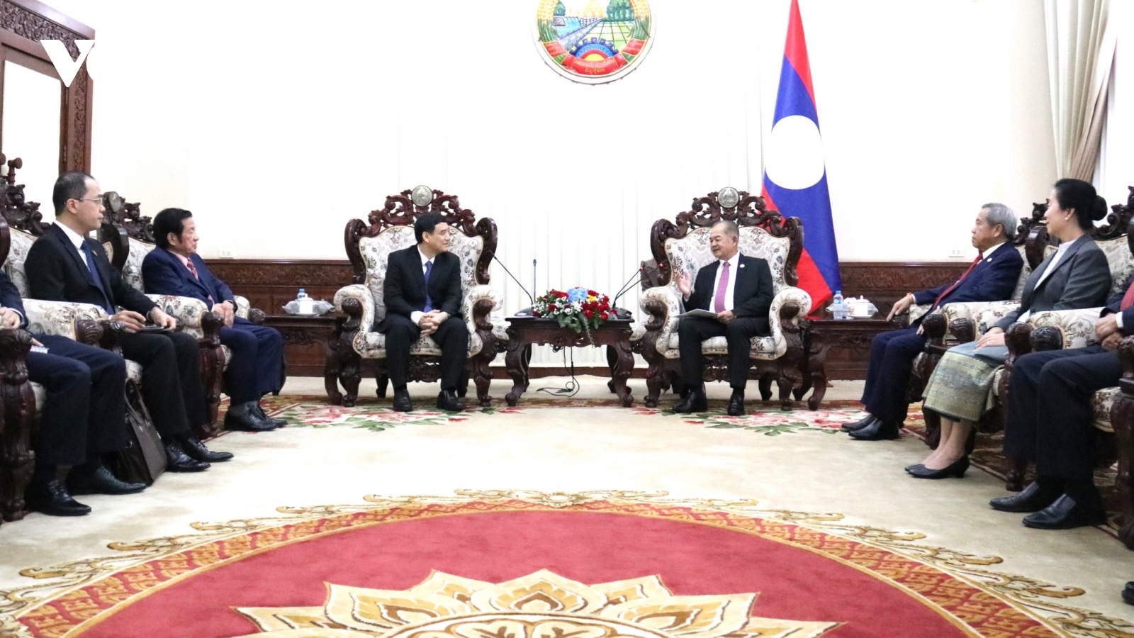 Lào đánh giá cao hợp tác giữa hai Hội hữu nghị Việt Nam-Lào, Lào-Việt Nam