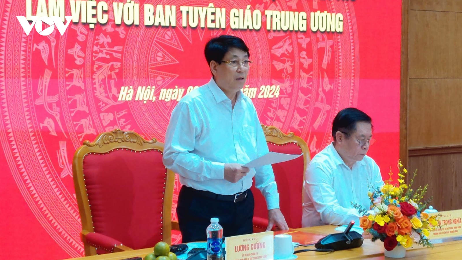 Thường trực Ban Bí thư làm việc với Ban Tuyên giáo Trung ương
