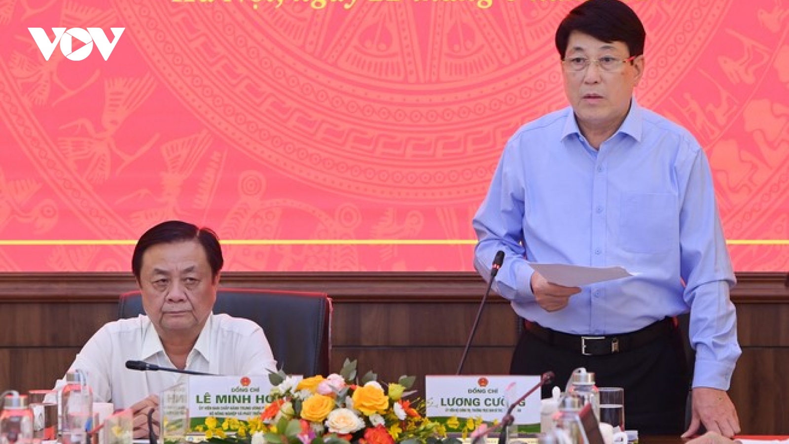 Thường trực Ban Bí thư làm việc với Ban cán sự Đảng Bộ NN&PTNT