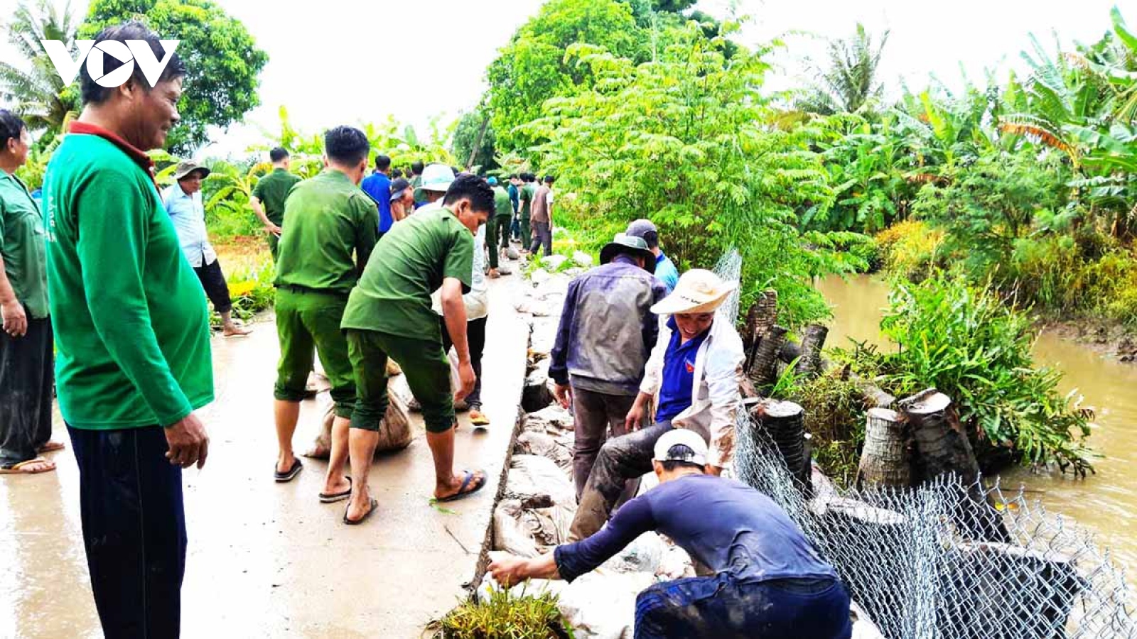 Tình hình sạt lở bờ sông ở Sóc Trăng diễn biến khó lường