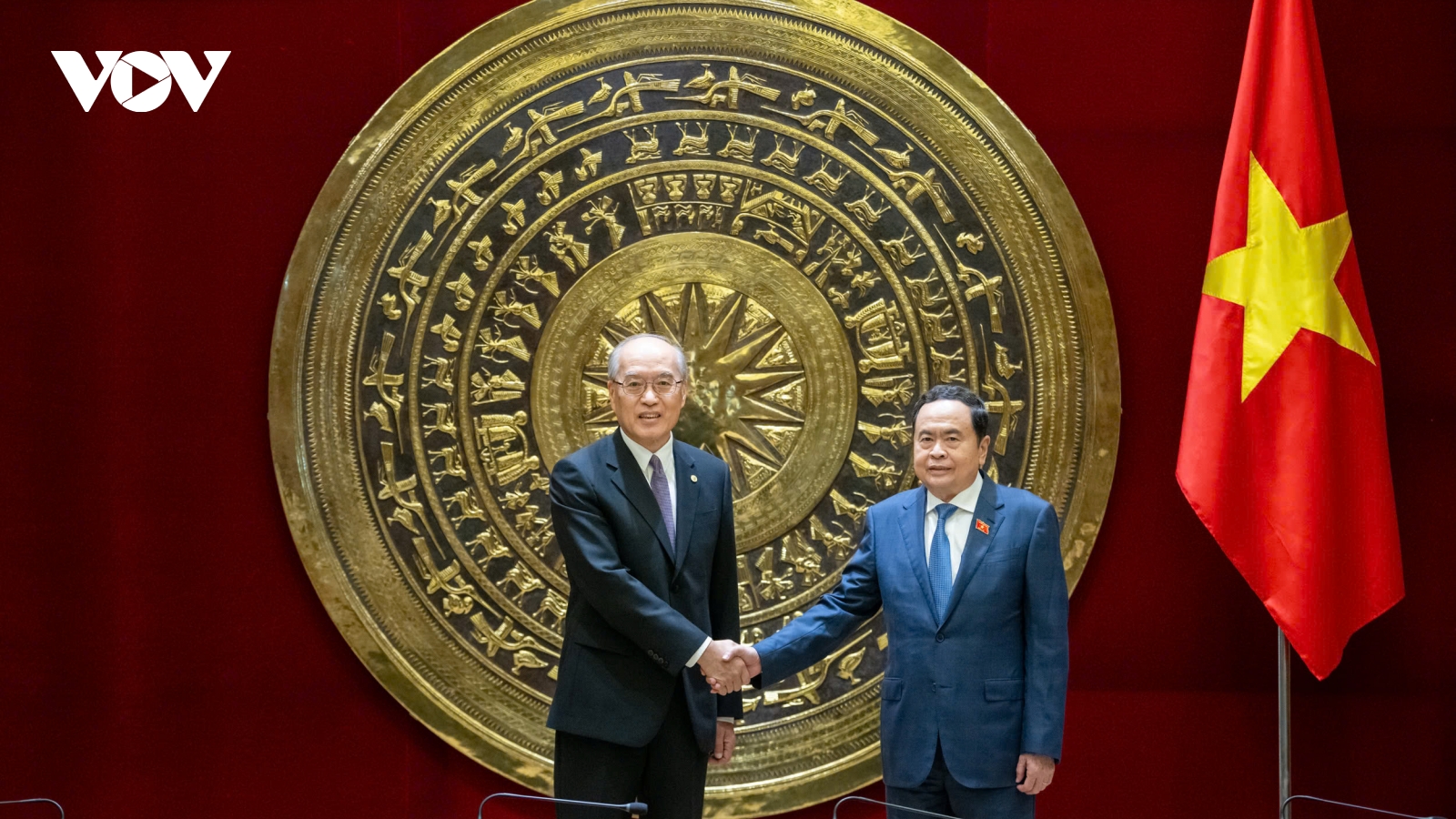 Chủ tịch Quốc hội Trần Thanh Mẫn tiếp Chánh án TAND tối cao Trung Quốc