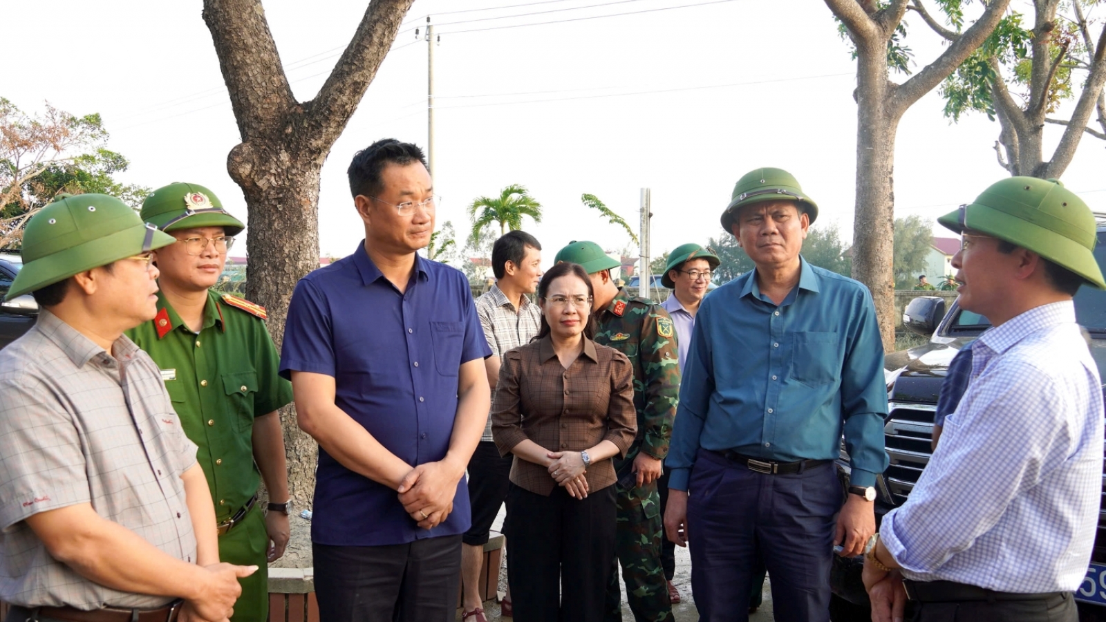Bí thư Quảng Bình Lê Ngọc Quang kiểm tra tình hình khắc phục hậu quả mưa lũ