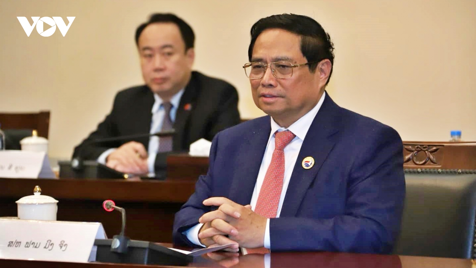 Thủ tướng Chính phủ Phạm Minh Chính hội kiến Phó Chủ tịch nước Lào