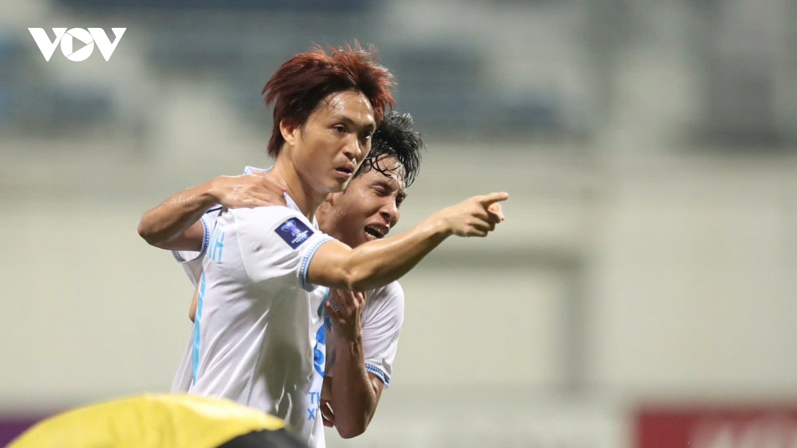 Tạo ra cơn mưa bàn thắng, Nam Định hoà kịch tính trước Tampines Rovers