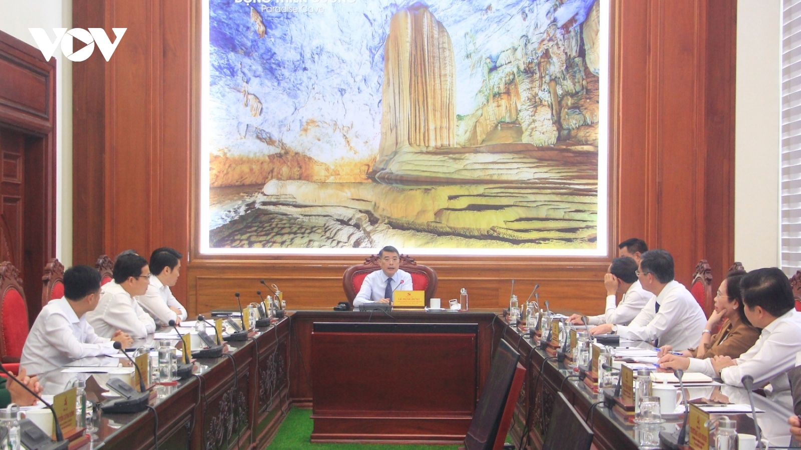 Trưởng Ban Tổ chức TƯ làm việc với Ban Thường vụ Tỉnh ủy Quảng Bình