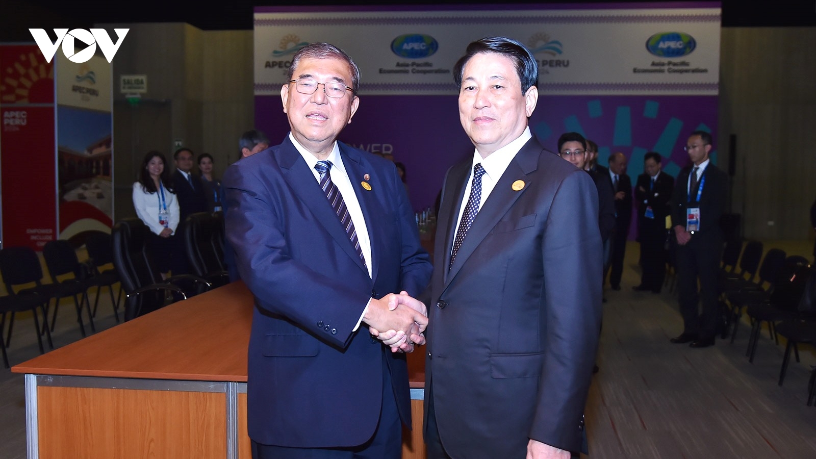 Chủ tịch nước Lương Cường gặp Thủ tướng Nhật Bản Ishiba Shigeru