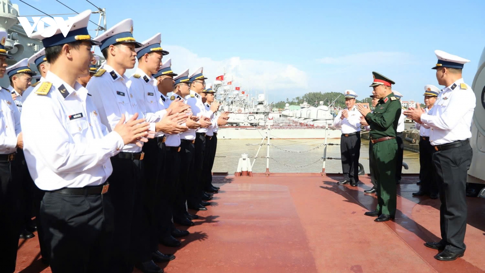 Đoàn công tác Tổng cục Chính trị làm việc tại Vùng 3 Hải quân