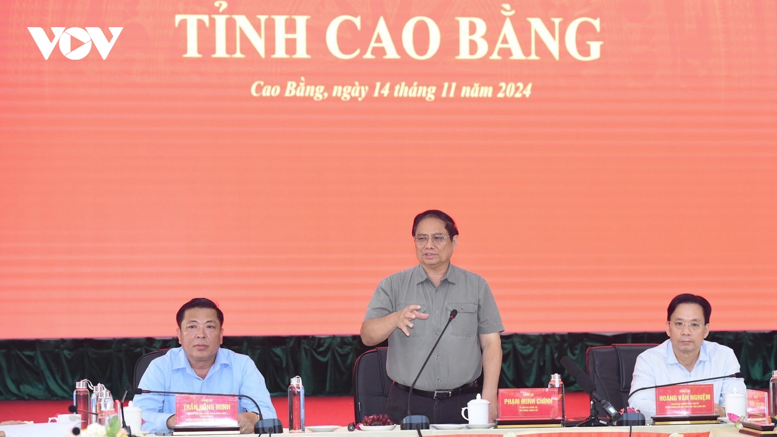 Thủ tướng kiểm tra, làm việc về dự án tuyến cao tốc Đồng Đăng - Trà Lĩnh