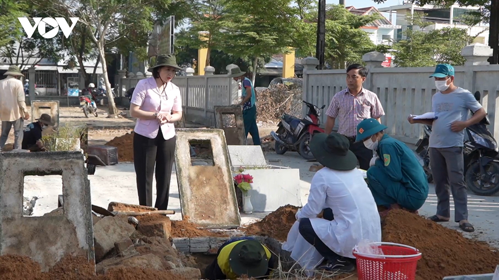Quảng Ngãi lấy mẫu sinh phẩm xác định danh tính liệt sĩ