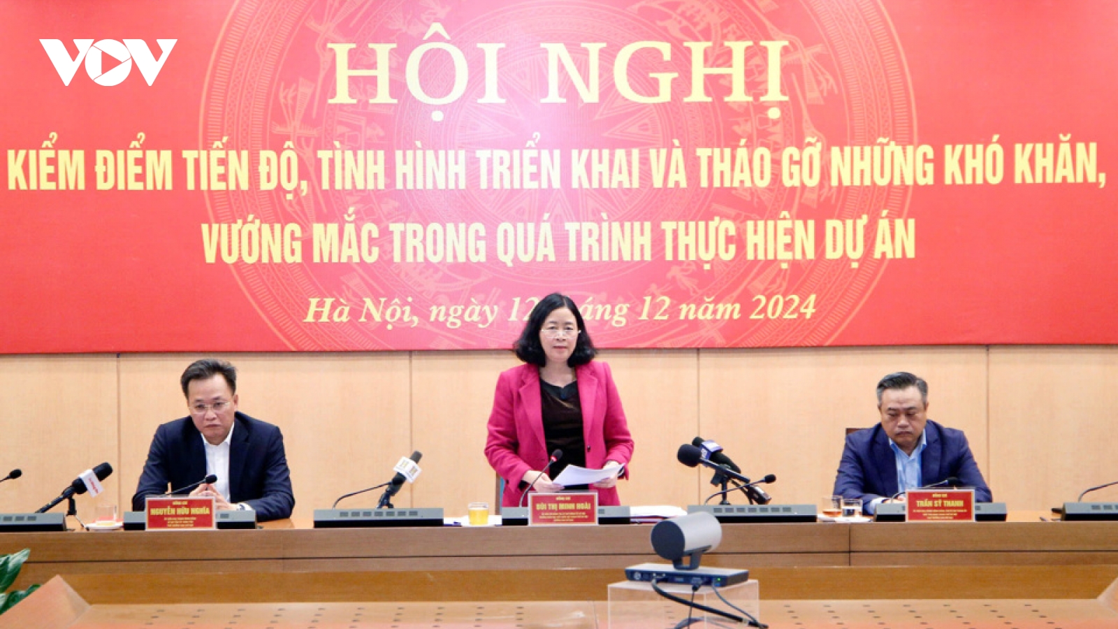 Họp kiểm điểm tiến độ Dự án đường vành đai 4 - Vùng Thủ đô