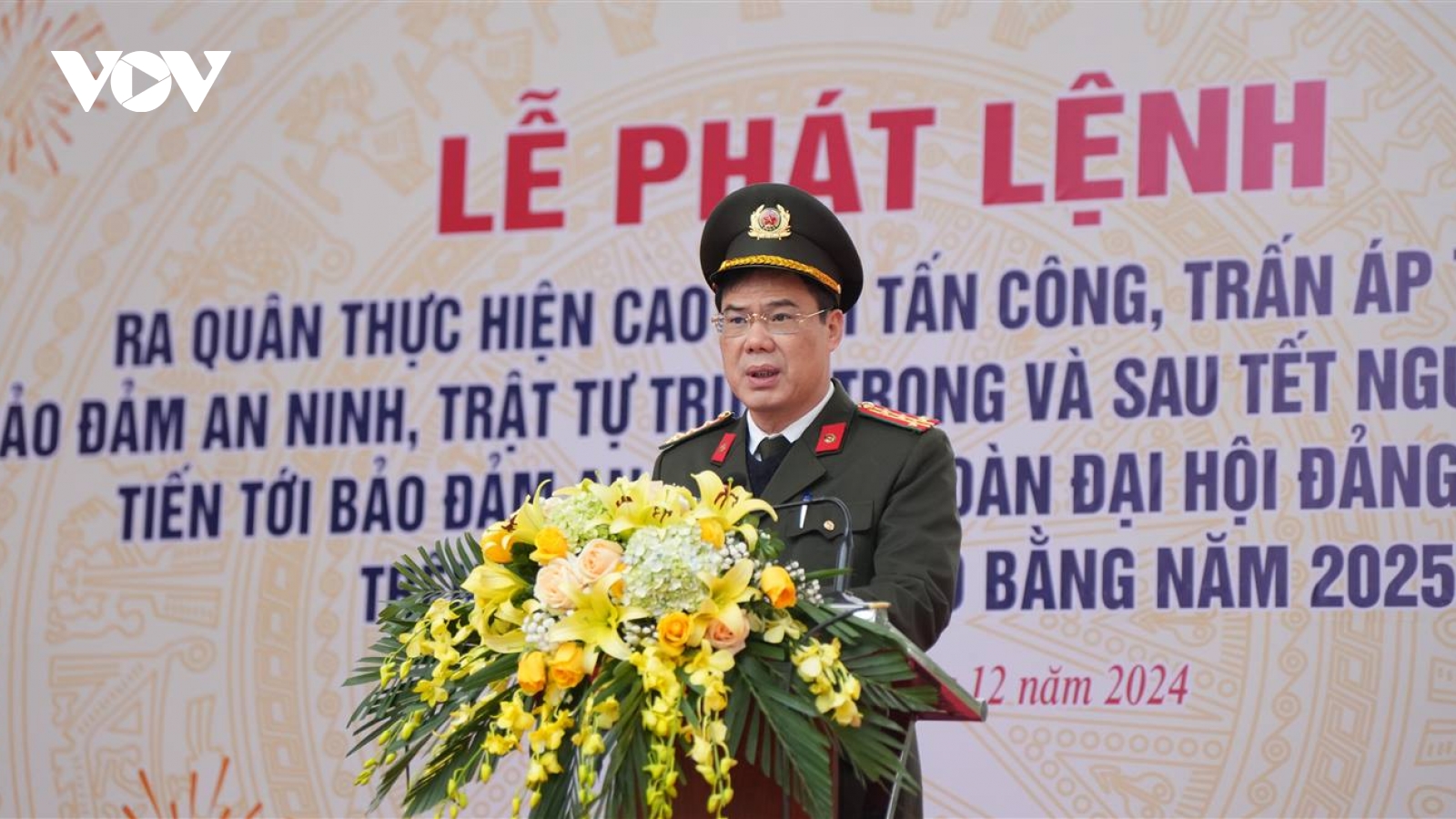 Cao Bằng đảm bảo an ninh, trật tự Tết Ất Tỵ 2025