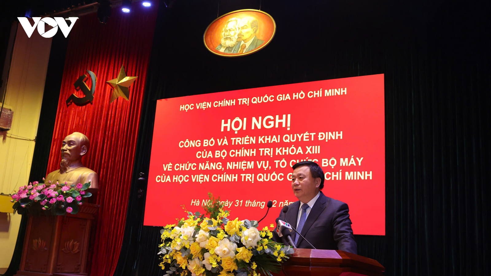 Học viện Chính trị Quốc gia Hồ Chí Minh tinh gọn bộ máy giảm 23 đầu mối