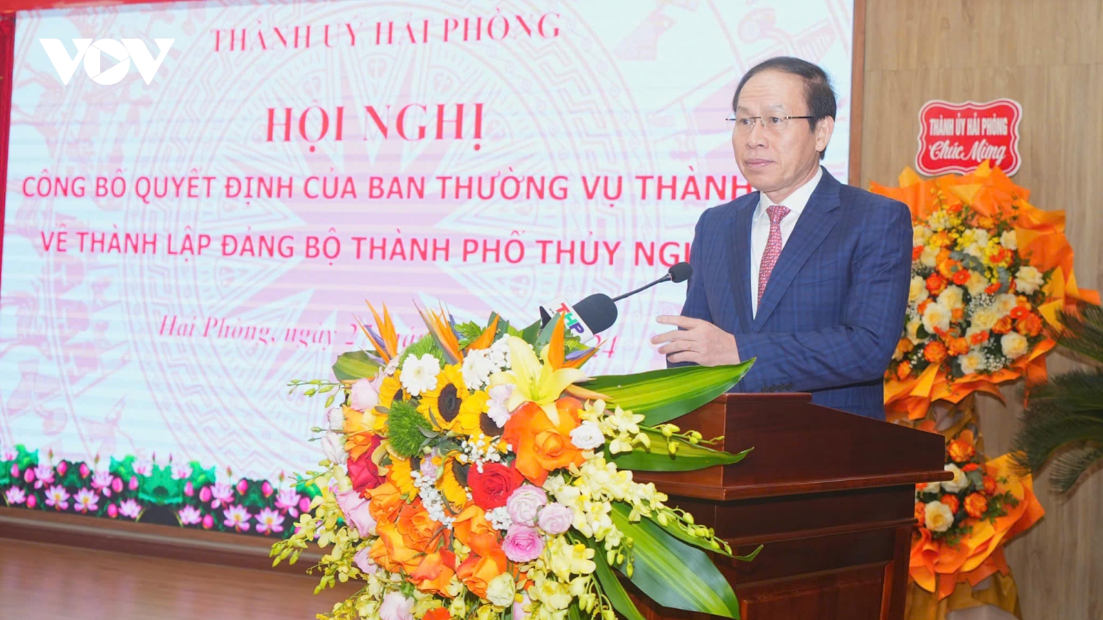Hải Phòng thành lập Đảng bộ Thành phố Thủy Nguyên và Quận An Dương