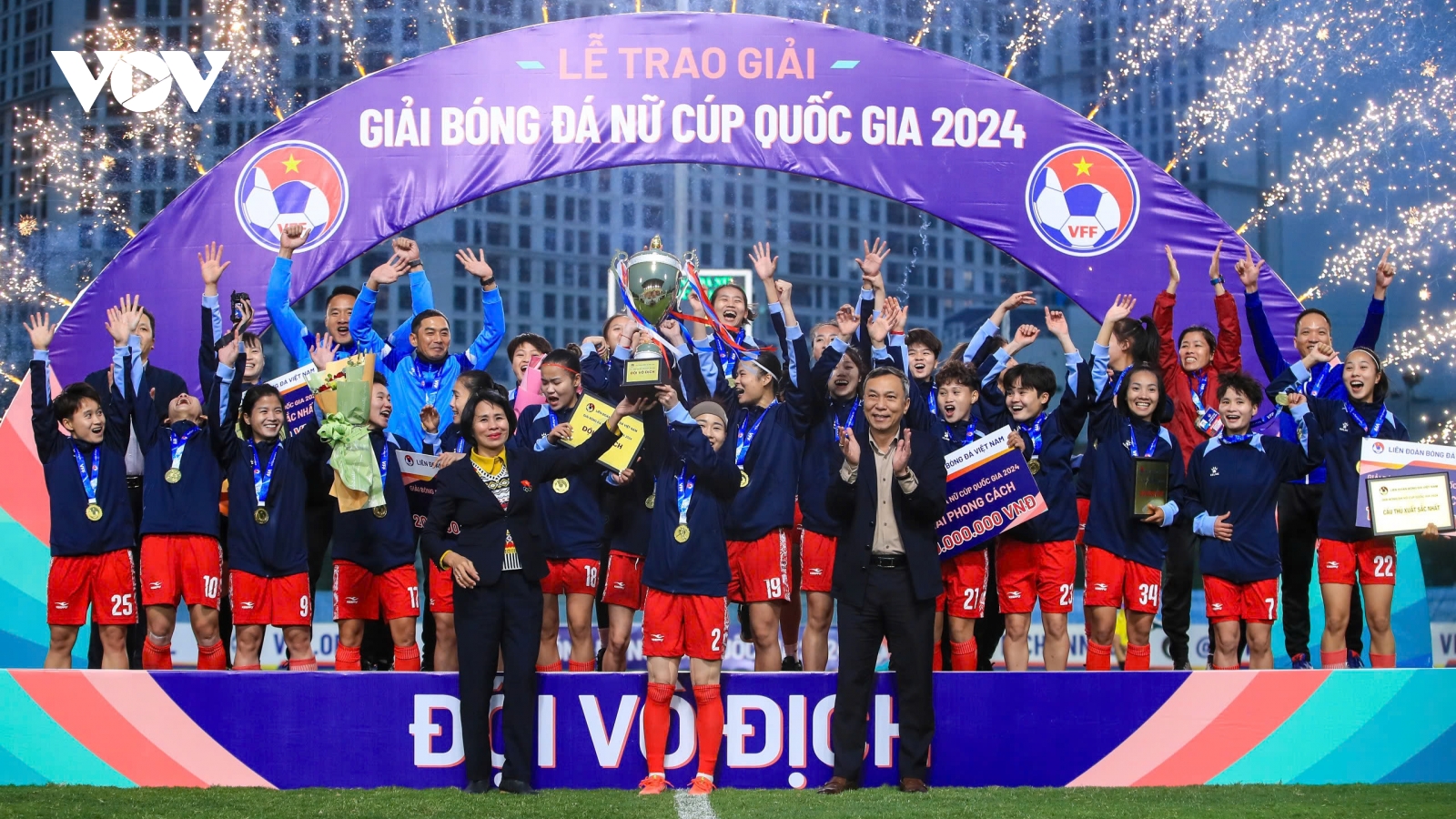 Than KSVN vô địch giải bóng đá Nữ Cúp Quốc gia 2024
