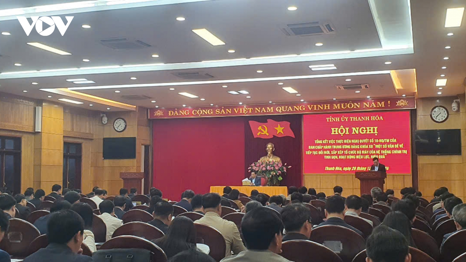 Thanh Hóa dự kiến duy trì 5 sở, kết thúc hoạt động 11 đảng đoàn