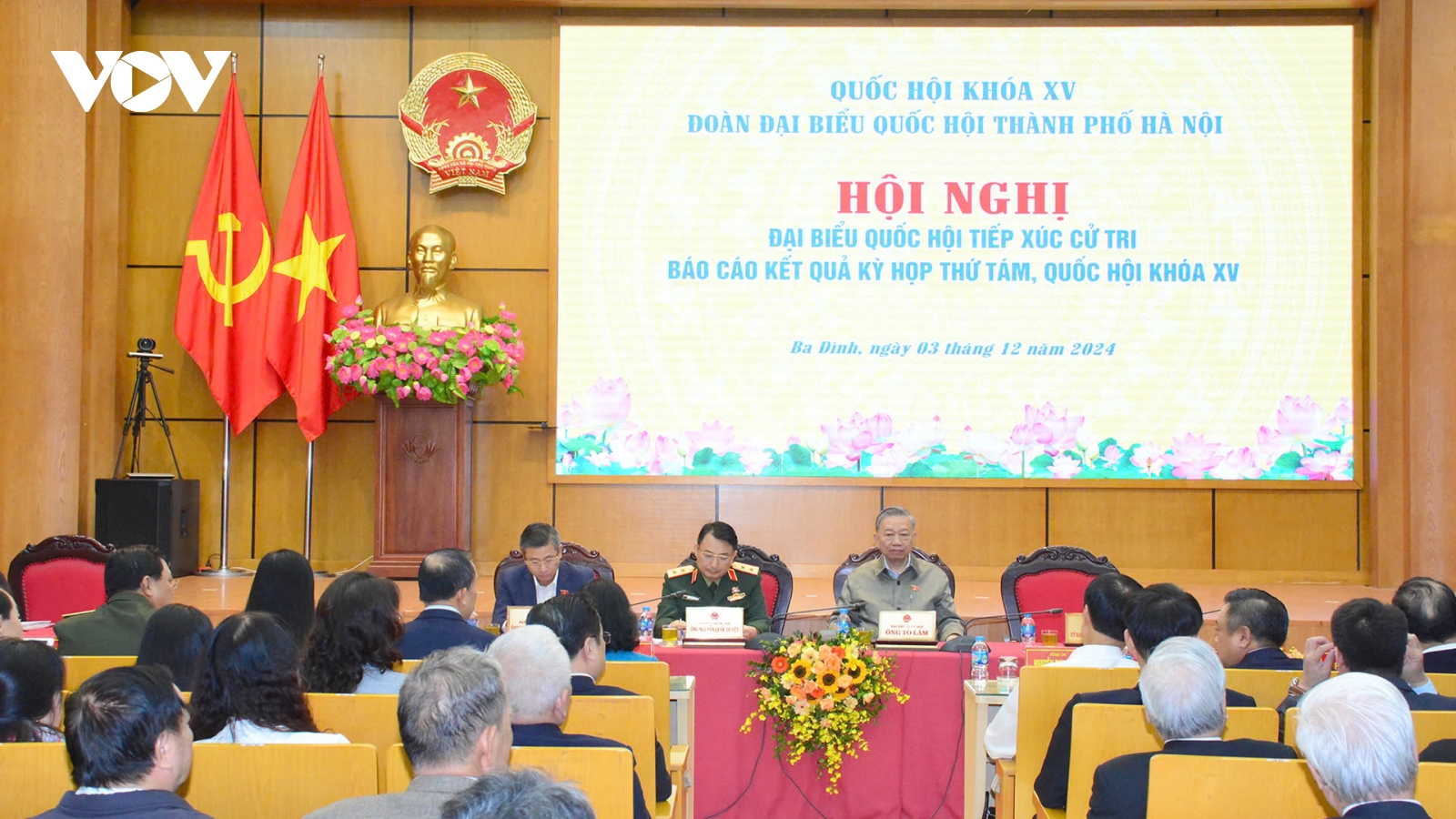 Tổng Bí thư Tô Lâm tiếp xúc cử tri Hà Nội