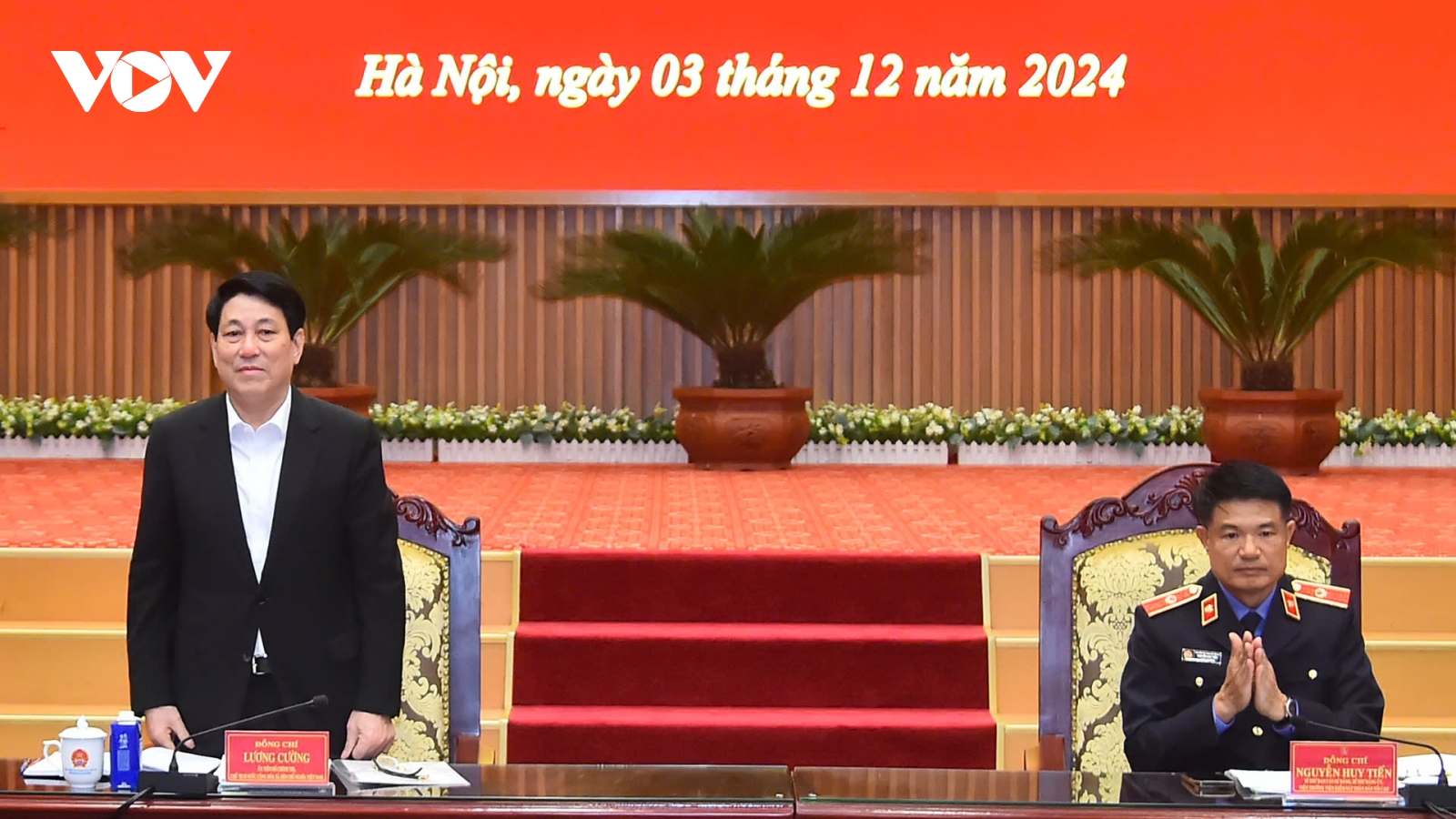 Chủ tịch nước Lương Cường làm việc với Viện Kiểm sát nhân dân tối cao