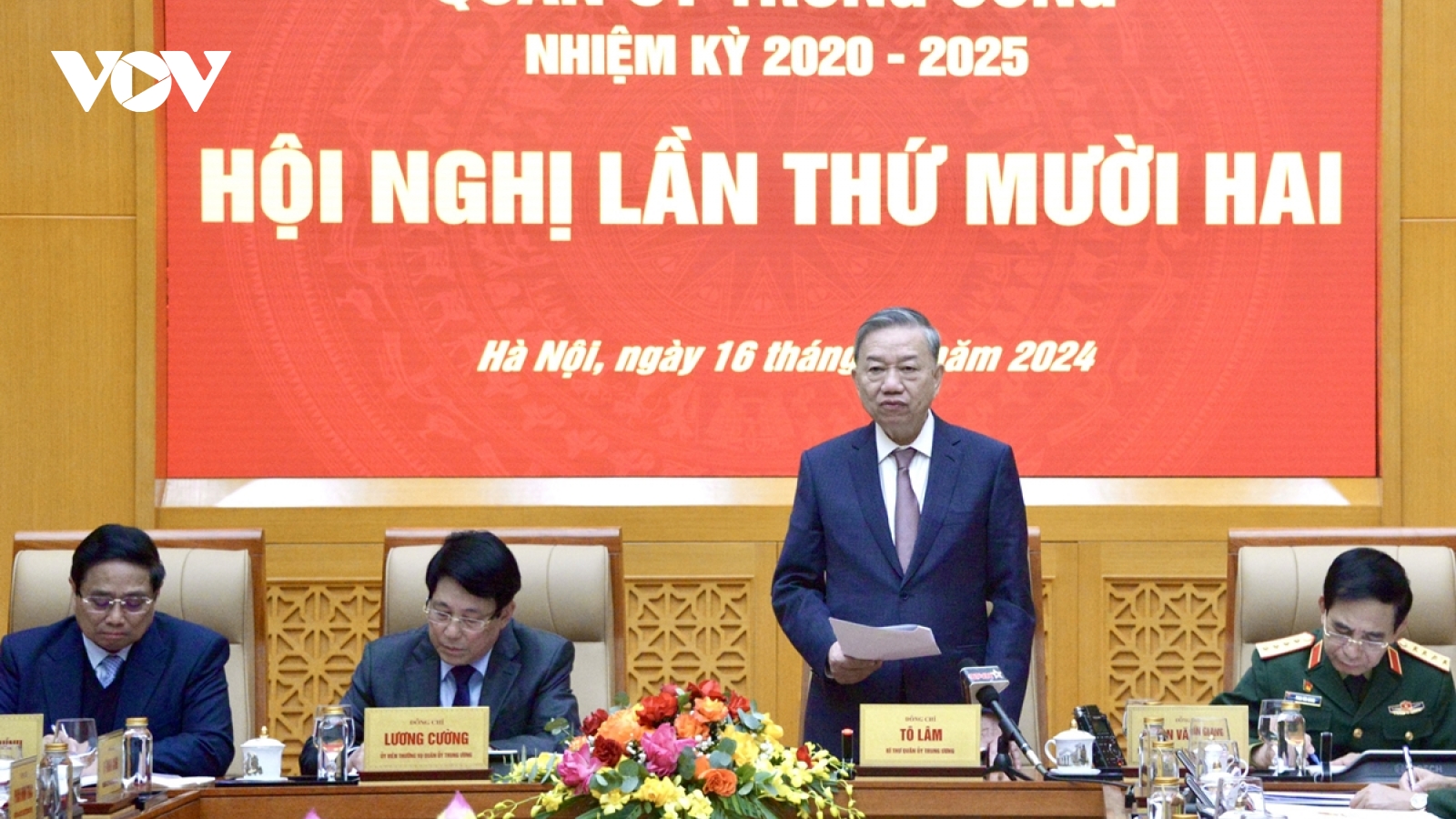 Tổng Bí thư Tô Lâm chủ trì Hội nghị Quân ủy Trung ương lần thứ 12