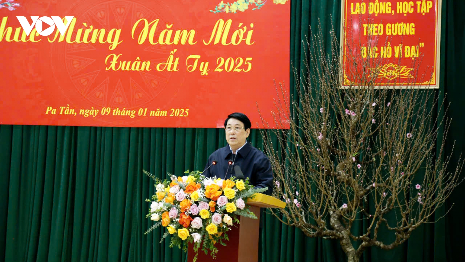 Chủ tịch nước Lương Cường thăm, chúc tết tại xã Pa Tần, Lai Châu