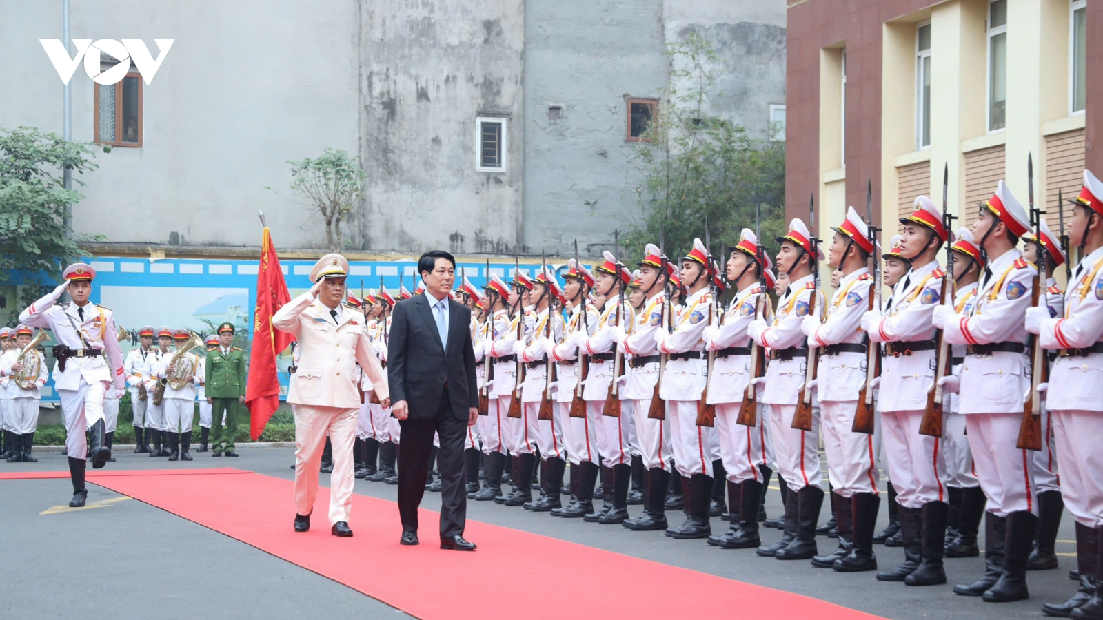 Chủ tịch nước Lương Cường thăm, chúc Tết Bộ Tư lệnh Cảnh vệ