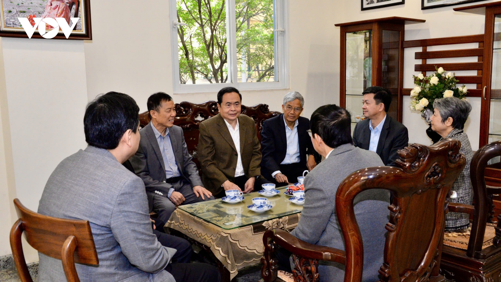 Chủ tịch Quốc hội Trần Thanh Mẫn chúc Tết, tri ân nguyên lãnh đạo Đảng, Nhà nước